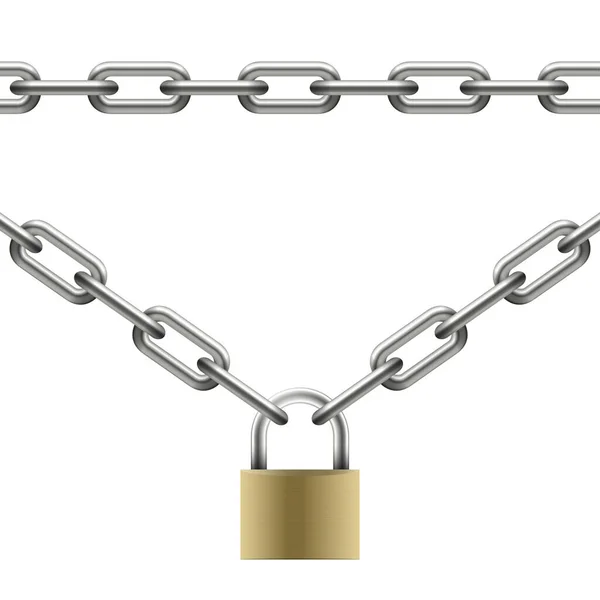 Chain Links Infinite Connection Lock — Stock Photo, Image