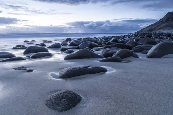 Playa Lofoten Invierno — Foto de Stock