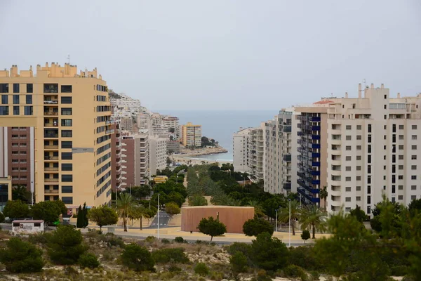 Fachadas Benidorm Cala Finestrat Spain — Fotografia de Stock