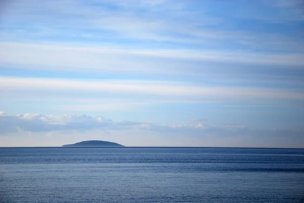 Blick Auf Eine Blaue Insel Der Ostsee Von Der Schwedischen — Stockfoto