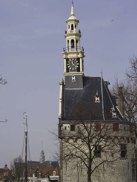 Hoorn Nas Terras Baixas — Fotografia de Stock