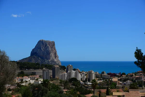 Calpe Costa Blanca Hiszpanka — Zdjęcie stockowe