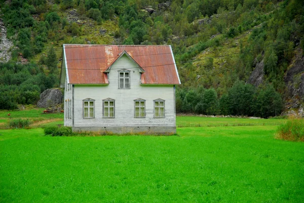 Noorwegen Natuur Landschap Achtergrond — Stockfoto