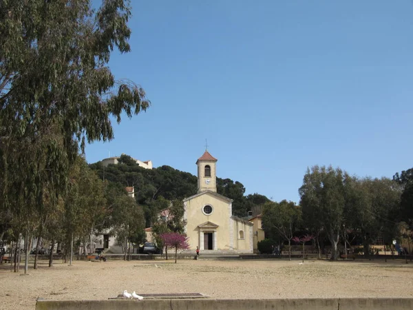 Church Sainte Anne Porquerolles Var France — Foto de Stock