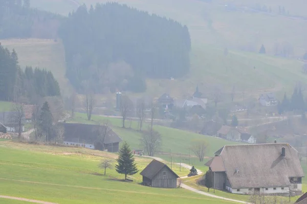 Malowniczy Widok Atmosferyczny Krajobraz Wsi — Zdjęcie stockowe