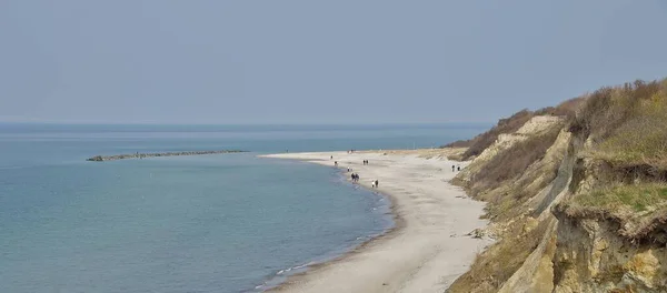 Blick Auf Die Klippe Vor Ahrenshoop Fischland — Stockfoto