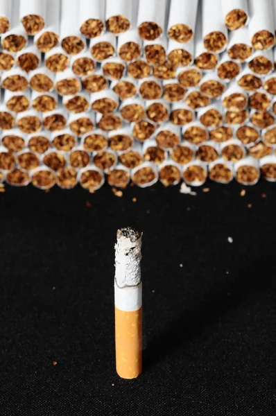 Κοντινό Πλάνο Τσιγάρων Καπνού Ιστορικό Υφή — Φωτογραφία Αρχείου