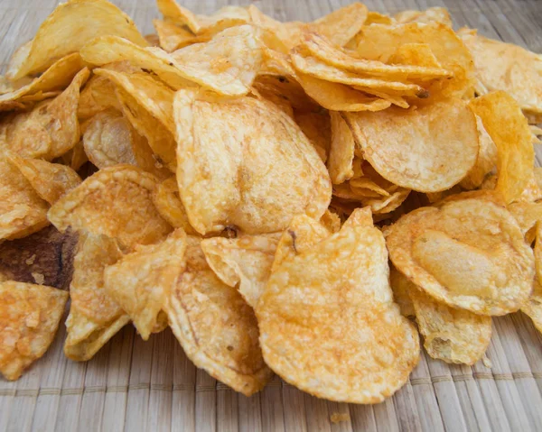 Chips Crujientes Bocadillo Comida Rápida —  Fotos de Stock