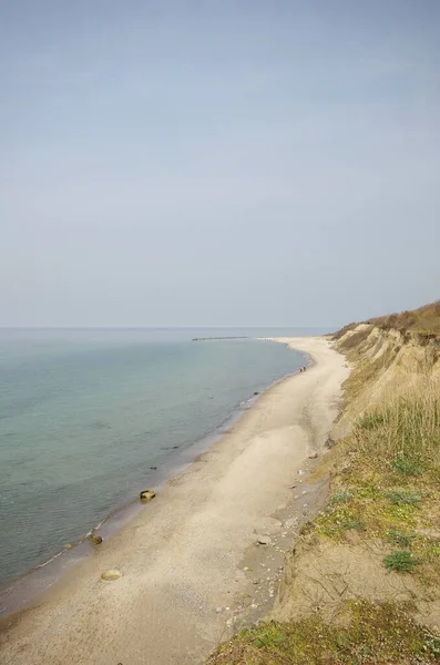 Blick Auf Die Klippen Vor Ahrenshoop Dar Zingst — Stockfoto