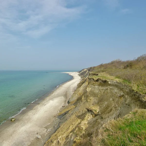 stock image view of the cliffs off ahrenshoop,fischland-dar-zingst 