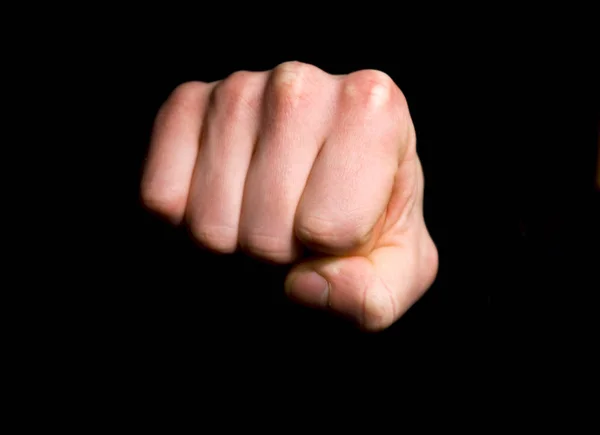 握り拳のクローズアップショット — ストック写真