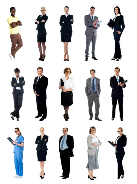 Collage People All World Practicing Different Professions — Stock Photo, Image