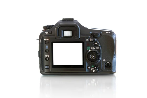 Digital Photo Camera Isolated White — Stock Photo, Image
