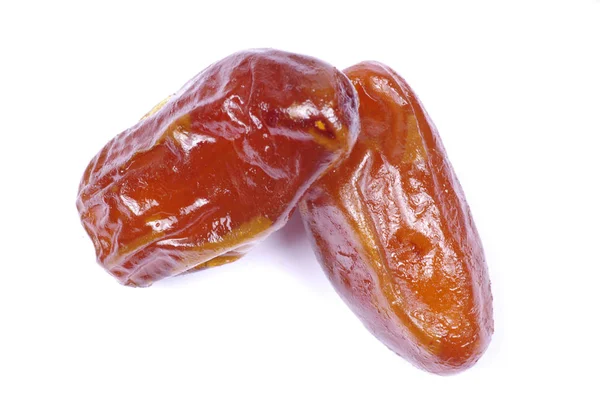 Dates White Background — Stock Photo, Image