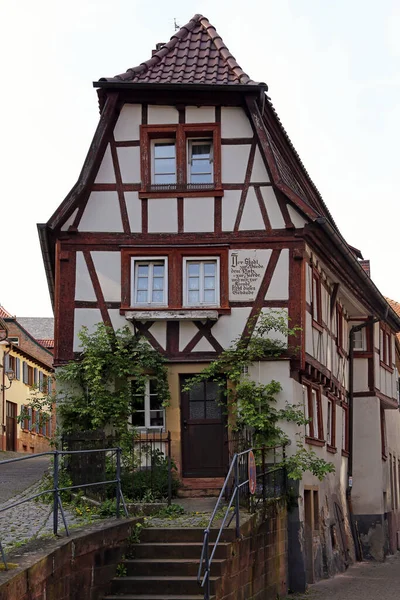 Das Engste Haus Der Oberstadt Weinheim — Stockfoto