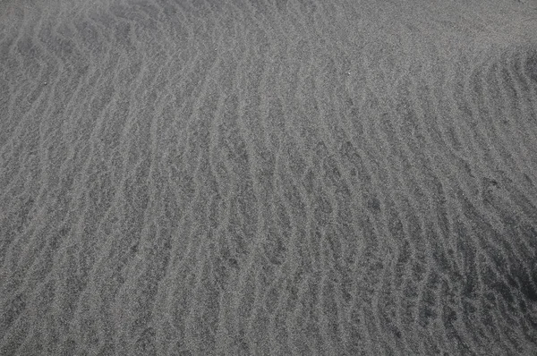 Fundo Areia Praia Com Sinais Textura Ondas — Fotografia de Stock