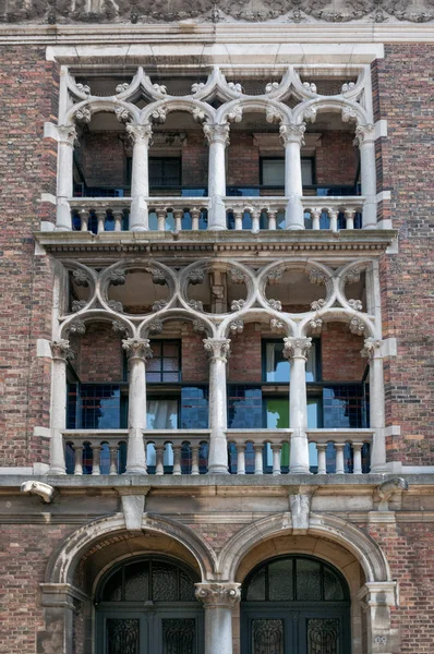 Fachada Una Casa Antwerp —  Fotos de Stock