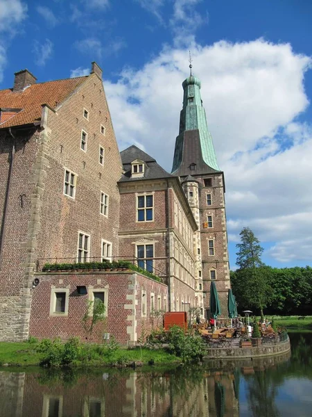 Castillo Raesfeld Bandera Torre — Foto de Stock