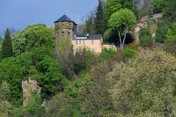 Oud Huis Met Toren Koblenz — Stockfoto