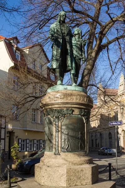 Guts Muths Estatua Quedlinburg —  Fotos de Stock