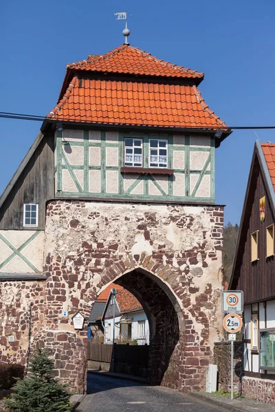 Neustadt Harz Historisches Stadttor Zur Altstadt — Foto Stock