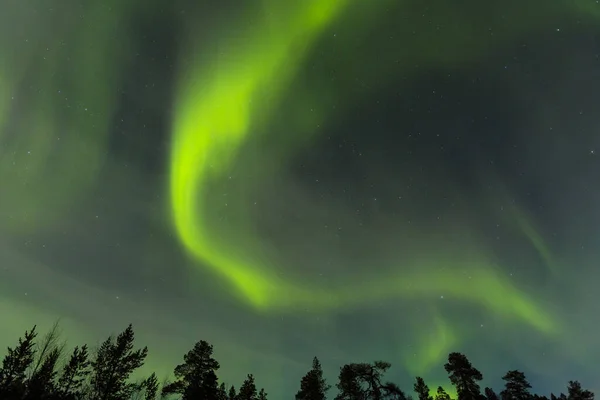 Luzes Polares Aurora Boreal — Fotografia de Stock