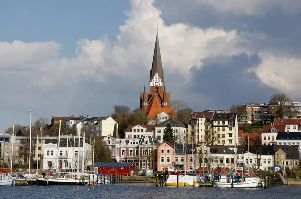 Noord Duitse Stad Flensburg — Stockfoto