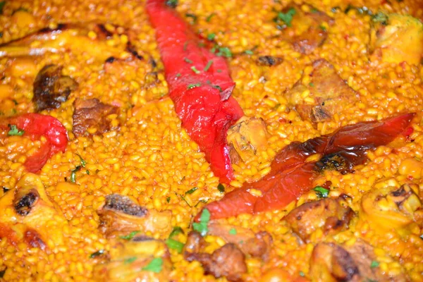 Spanya Paella Valenciana — Stok fotoğraf