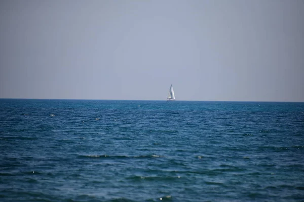 Segelboot Mittelmeer Spanien — Stockfoto