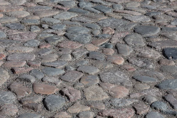 Granit Alte Steinstraße Textur Als Hintergrund — Stockfoto