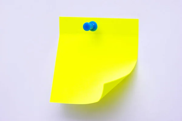 Note Paper White Background Your Message — Stock Photo, Image