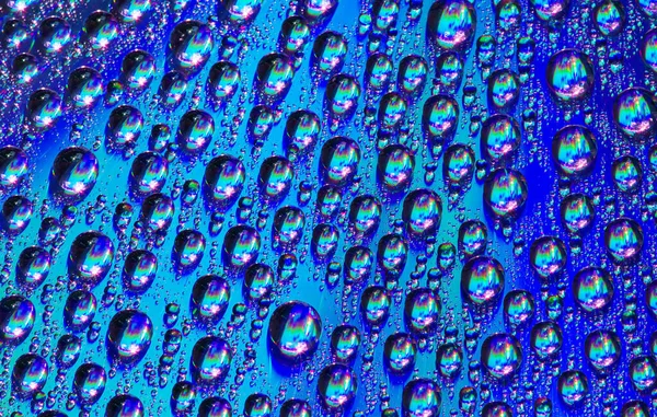 Kolorowe Tło Kropel Wody — Zdjęcie stockowe