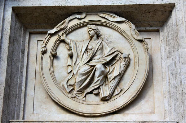 Justitia Στο Palazzo Montecitorio — Φωτογραφία Αρχείου