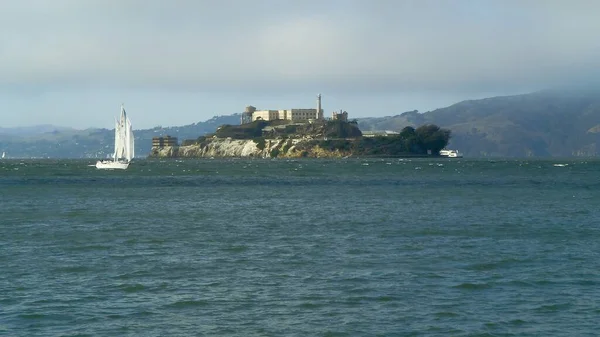 Prigione Alcatraz Sull Isola — Foto Stock