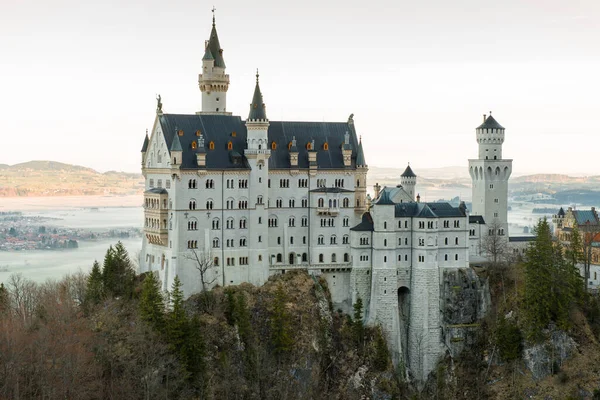 Castello Neuschwanstein Edificio Viaggi — Foto Stock