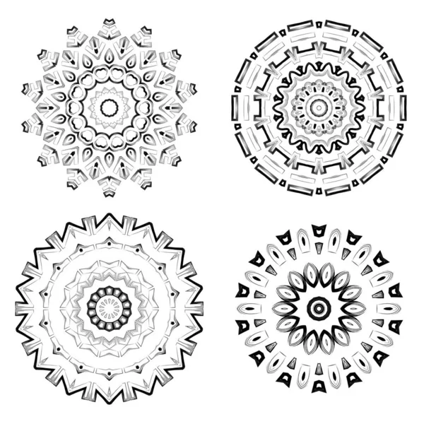 Patrón Línea Ornamental Textura Sin Fin Ornamento Geométrico Oriental — Foto de Stock