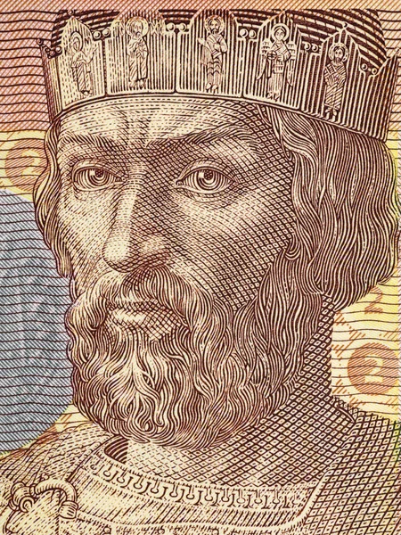 Yaroslav Weise Porträt Ukrainisch Geld Griwna Prinz Herrscher Währung Banknote — Stockfoto