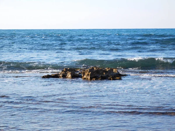 Ondas Mar Praia — Fotografia de Stock