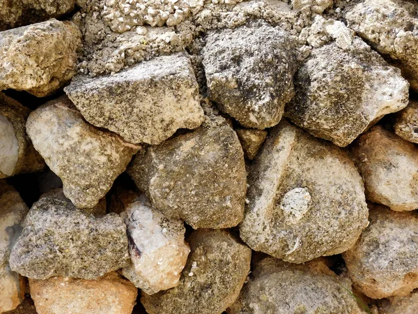 Piedras Piedras Rocosas Fondo Grava Rocosa — Foto de Stock