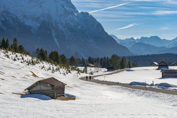 Vista Panorâmica Bela Paisagem Alpes — Fotografia de Stock