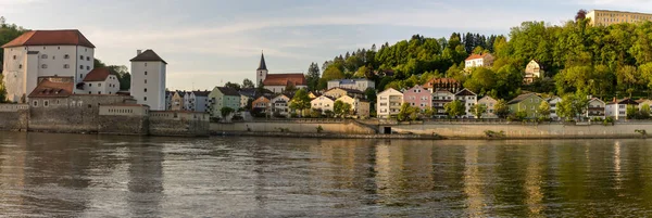 Twierdza Oberhaus Passau Słonecznej Bawarii Niemcy — Zdjęcie stockowe