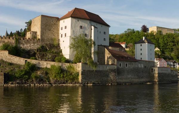 Fortaleza Oberhaus Passau Sunlight Bavaria Alemania —  Fotos de Stock