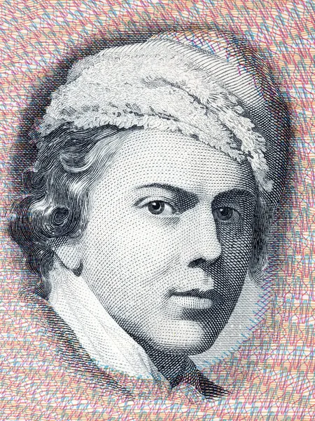 Jens Juel Portret Van Deens Geld — Stockfoto