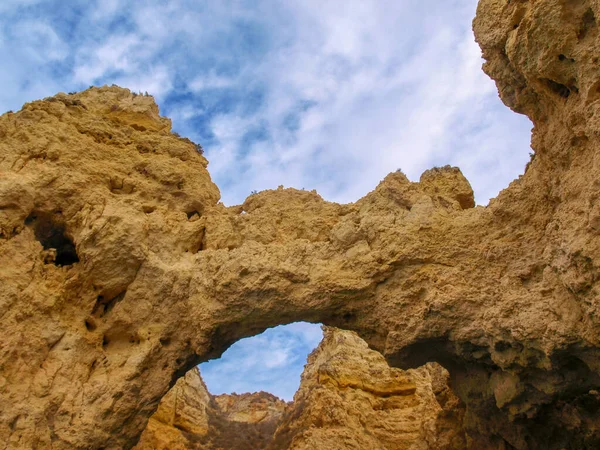 Ponta Piedade Una Formación Rocosa Sur Lagos Región Portuguesa Del — Foto de Stock