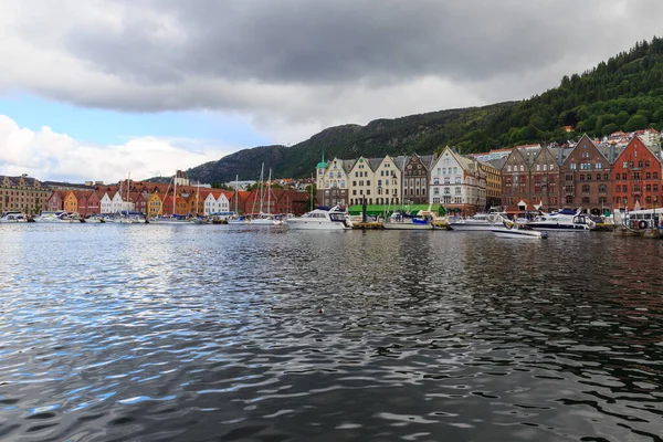 Vista Sul Porto Bergen Norvegia — Foto Stock