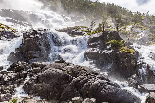 Norge Natur Landskap Bakgrund — Stockfoto