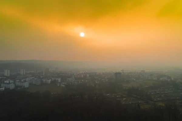 Flygfoto Över Stadsdelen Stuttgart Weilimdorf — Stockfoto