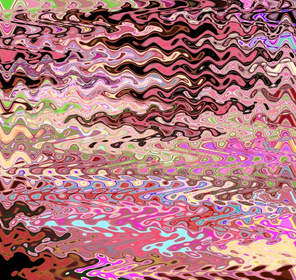 視覚波 せん断効果によるグラデーションの抽象的な彩色背景 — ストック写真