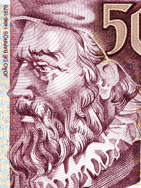 Joao Barros Portrait Portuguese Money — Stock Photo, Image