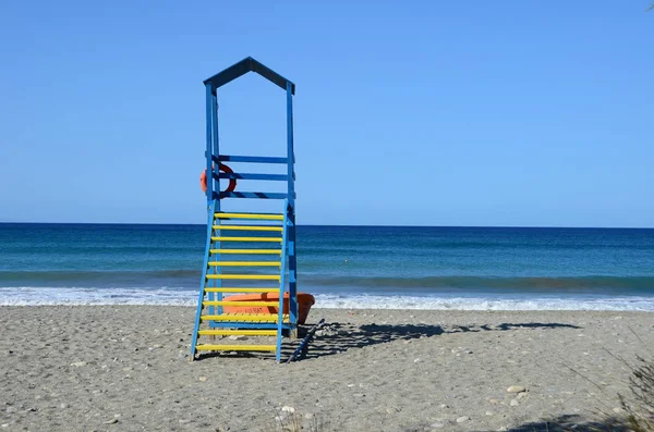 Záchranná Věž Pláži — Stock fotografie